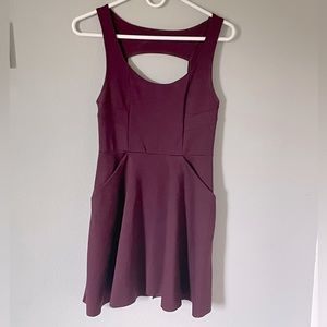 Kimchi Blue Maroon dress with pockets